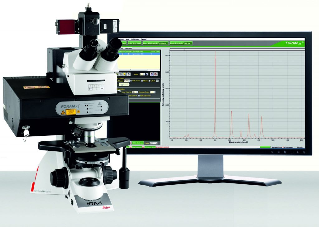 The ffTA is a powerful and flexible multi-functional system that provides the crime laboratory with a range of analytical facilities on a single microscope operated through a single PC. 