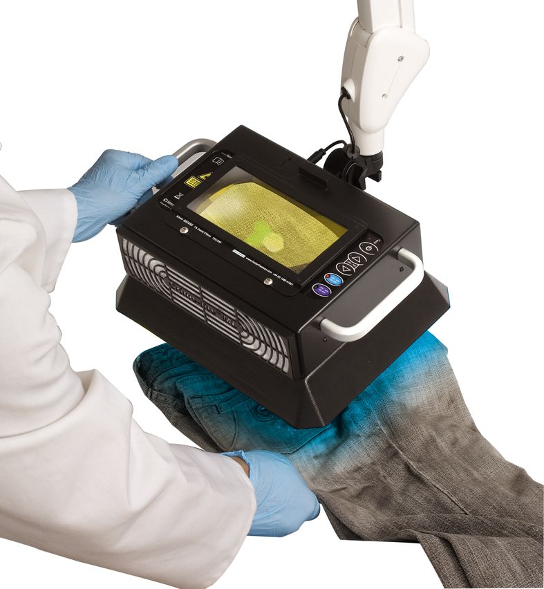 The Crime-lite ML2 forensic light source combines the versatility of multi-wavelength, high intensity LED illumination with wide area bi-ocular magnification. An ideal system for the examination and 'marking up' of large items of evidence in the laboratory.